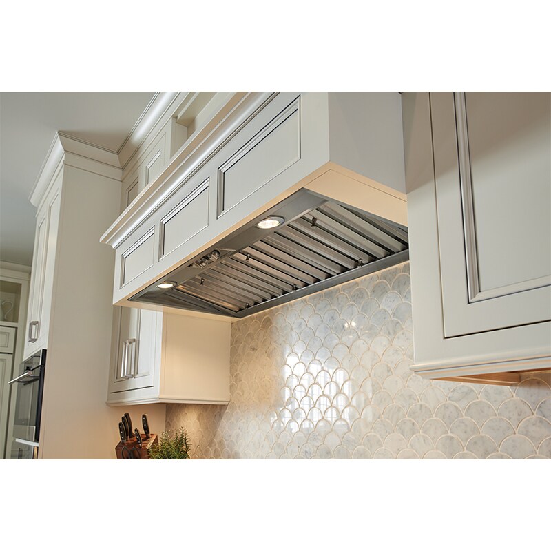 Wolf 42 in. Ducted Standard Style Range Hood with 2 LED Lights - Stainless Steel, , hires