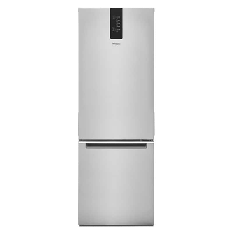 Whirlpool 24 in. 12.9 cu. ft. Counter Depth Garage Ready Bottom Freezer Refrigerator with Ice Maker - Fingerprint Resistant Stainless Steel, Fingerprint Resistant Stainless, hires