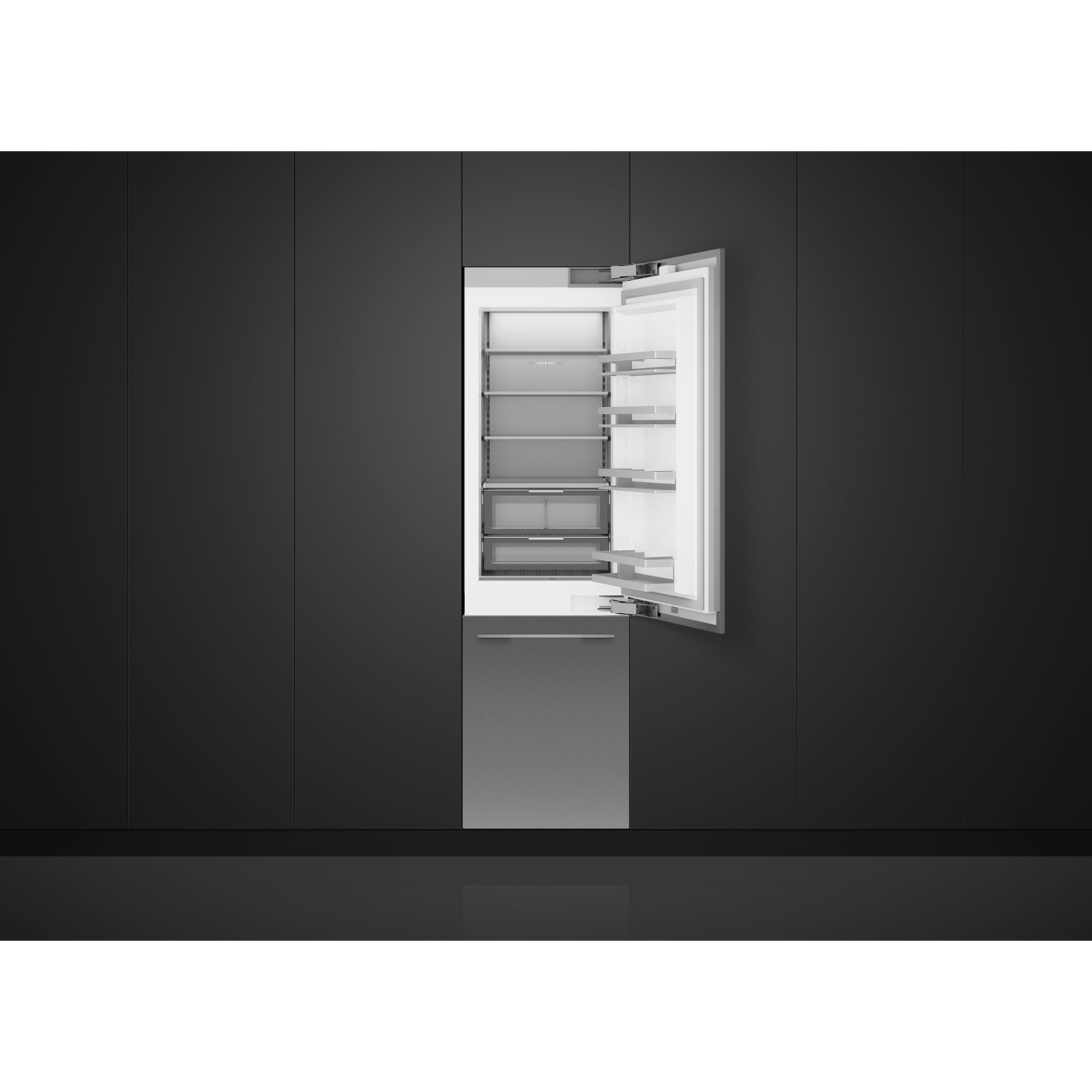 Fisher & Paykel Series 11 24 in. 12.0 cu. ft. Built-In Counter Depth Bottom Freezer Refrigerator with Internal Water Dispenser - Custom Panel Ready, , hires