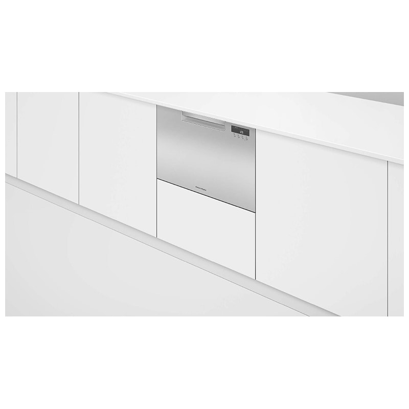Fisher & Paykel Series 7 24 in. Smart Dishwasher with Front Control, 43 dBa Sound Level & Pocket - Stainless Steel, , hires