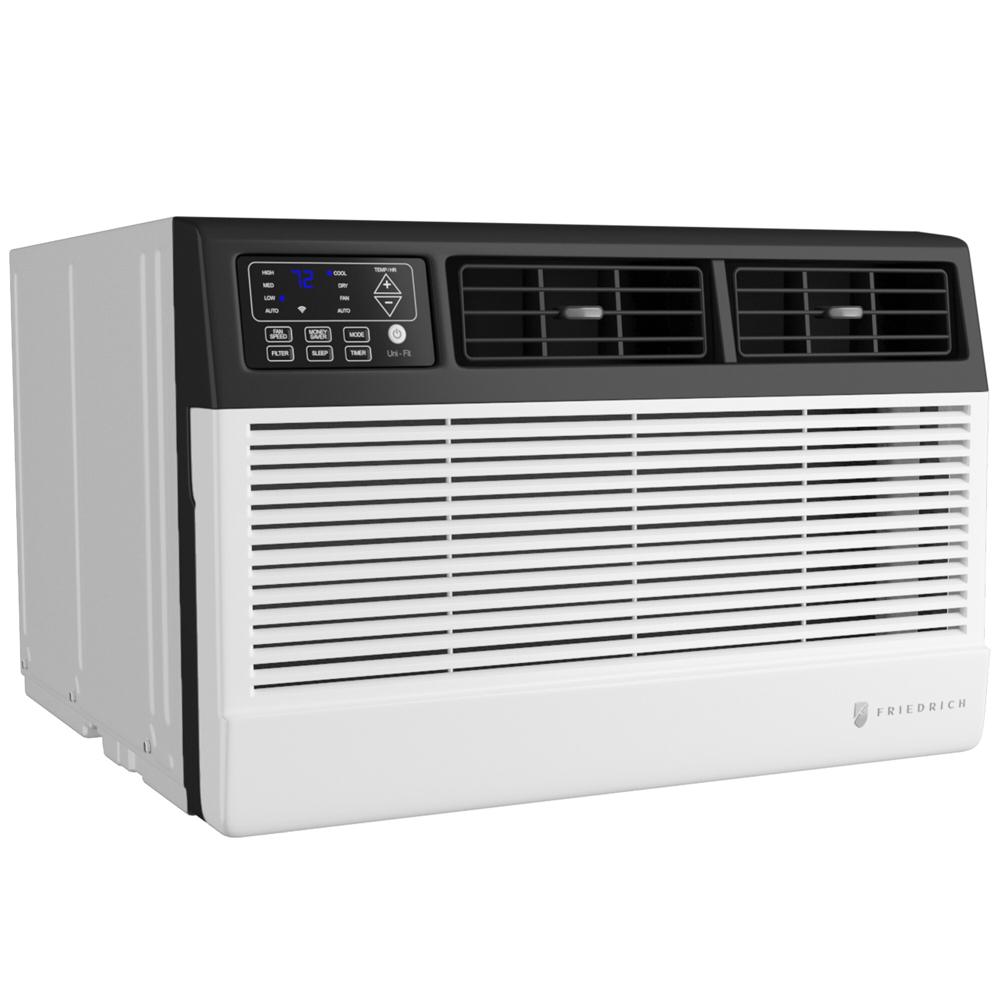 Friedrich Uni-Fit Series 10,000 BTU 230V Smart Through-the-Wall Air Conditioner with 3 Fan Speeds, Remote Control - White, , hires