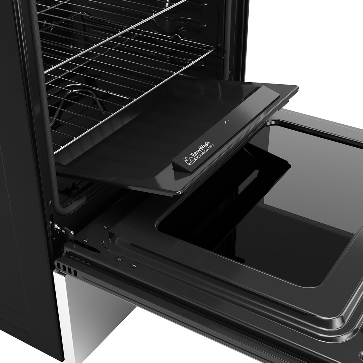 GE 30 in. 5.3 cu. ft. Smart Air Fry Standard Convection Electric Range with Radiant Burners - Stainless Steel, , hires