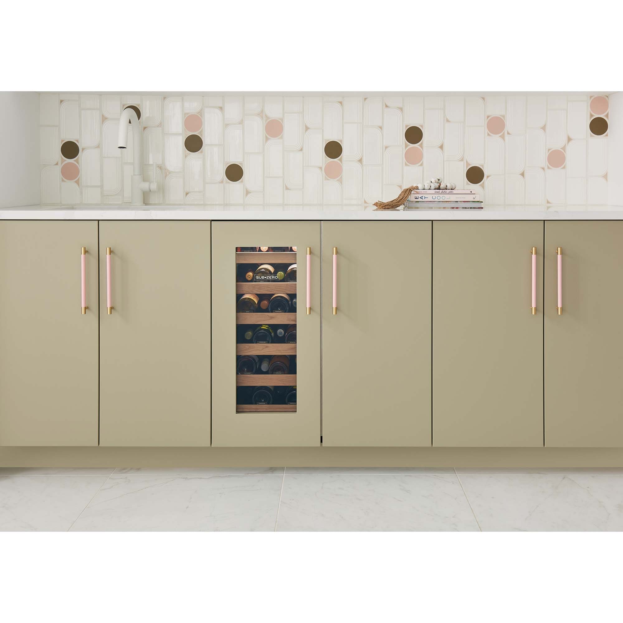 Sub-Zero Designer Series 15 in. Undercounter Smart Wine Cooler with Wood Racks, Single Temperature Zone & 24 Bottle Capacity - Custom Panel Ready, , hires