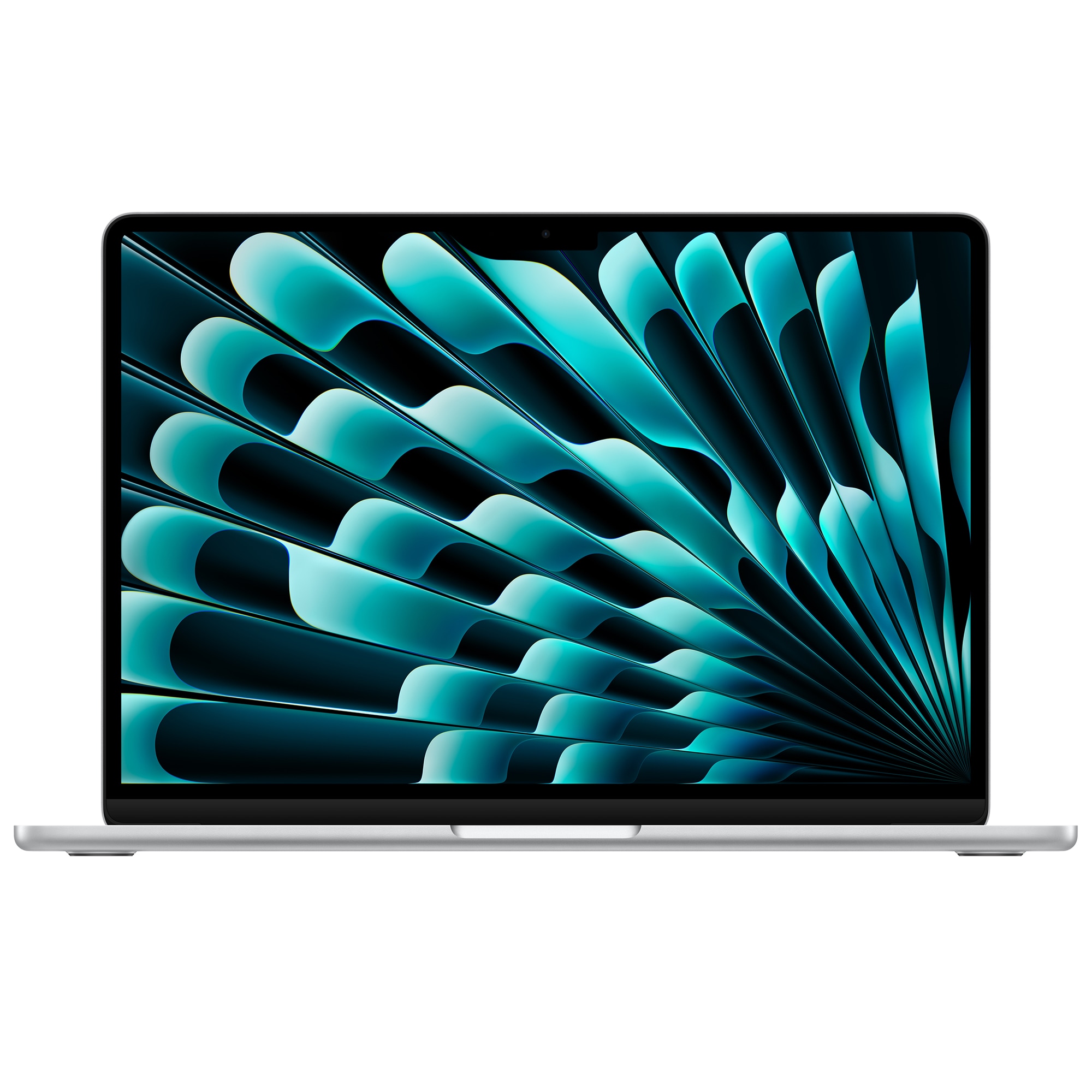 Apple MacBook Air (2025) 13 in. Notebook with Apple Intelligence, Apple M4 10-Core CPU, 8-Core GPU, 16 GB RAM, 256 GB SSD, up to 18 Hrs. of Battery Life & Mac OS - Silver, Silver, hires