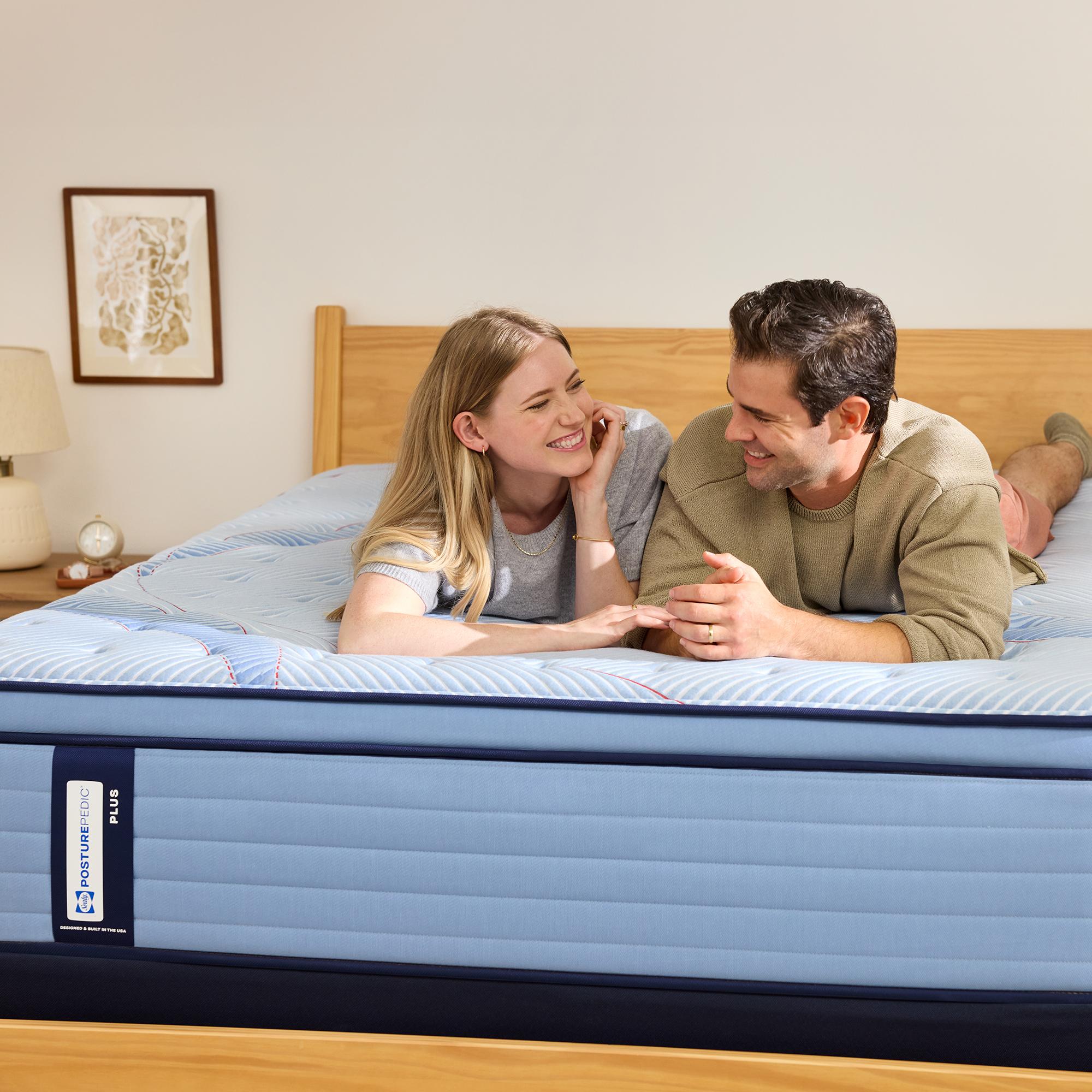 Sealy Plainfield Posturepedic Plus Firm Euro Top Innerspring Queen Size Mattress, , hires