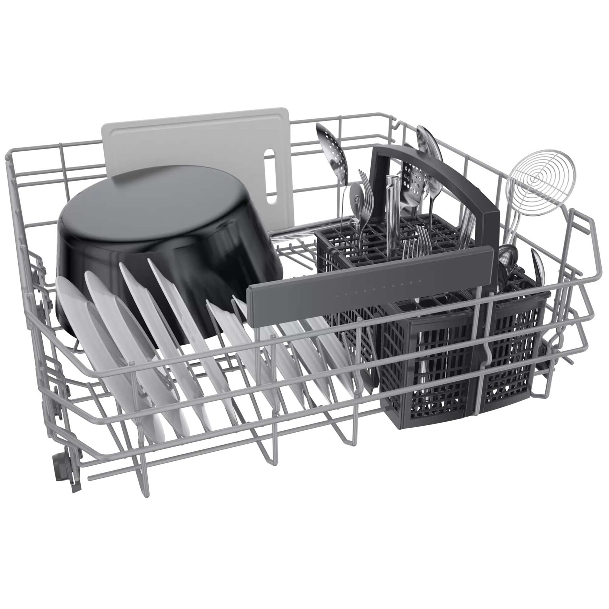 Bosch 800 Series 24 in. Top Control Smart Dishwasher with 42 dBa Sound Level, 3rd-Rack & CrystalDry - Stainless Steel, , hires