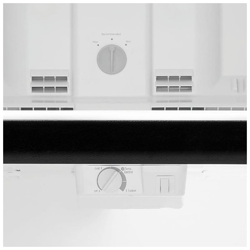 Whirlpool 28 in. 14.3 cu. ft. Top Freezer Refrigerator - Black, Black, hires