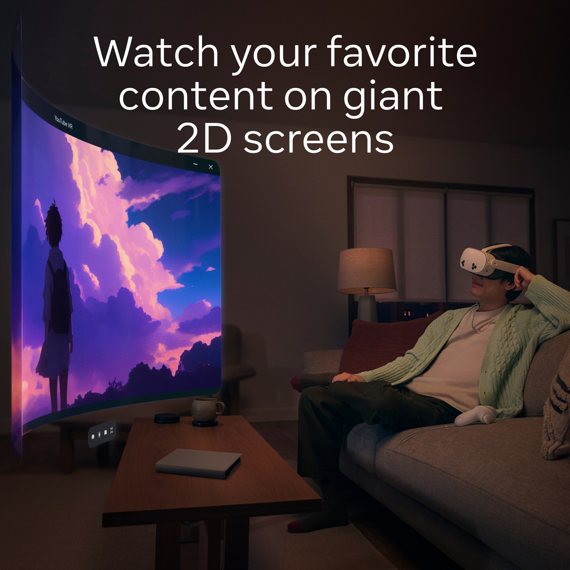 Meta Quest 3s 256GB Virtual Reality Headset - Batman: Arkham Shadow & a 3-month Trial of Meta Quest+ Included - White, , hires