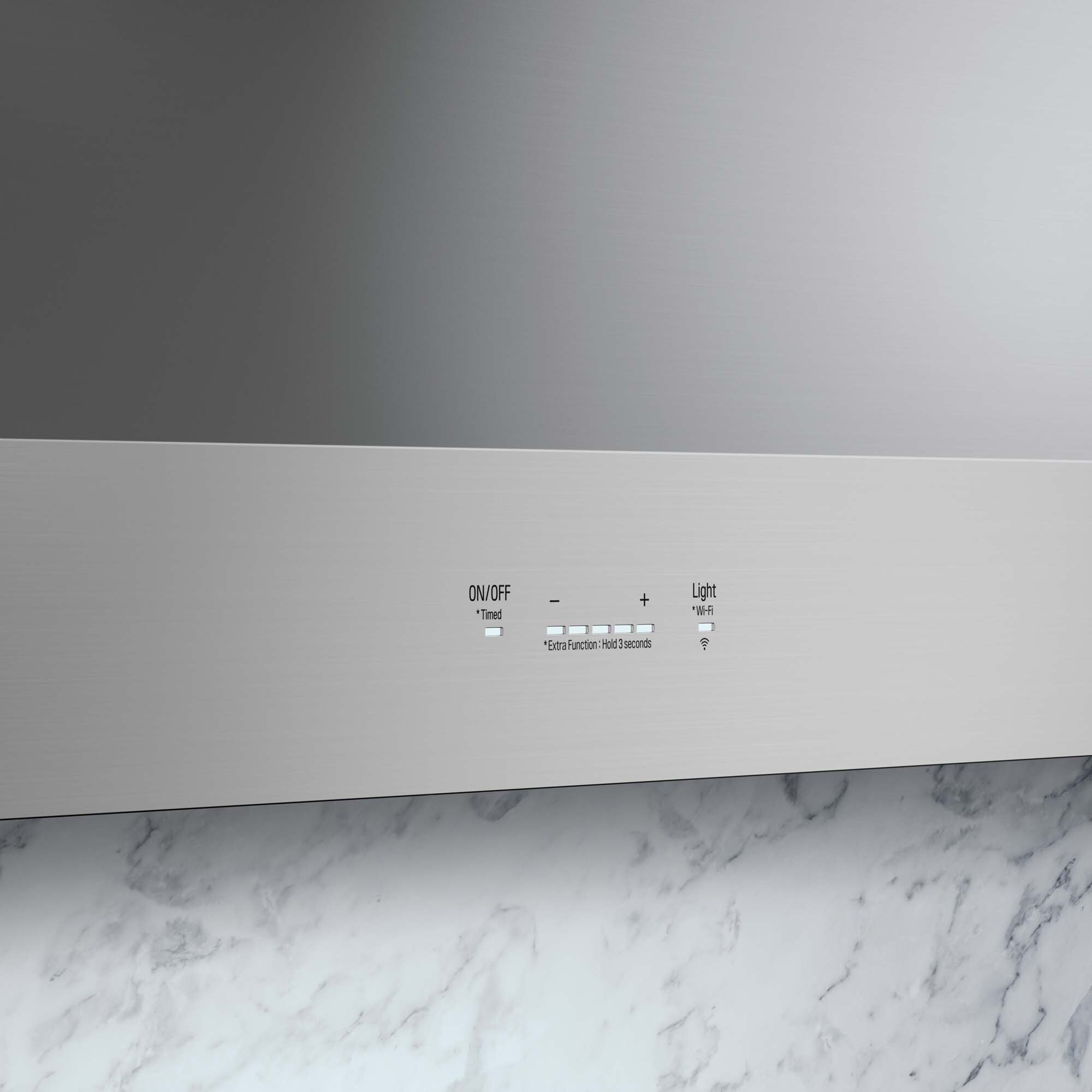 Signature Kitchen Suite 48 in. Smart Ducted Canopy Pro Style Style Range Hood with 650 CFM, 5 Fan Speeds & 1 LED Light - Stainless Steel, , hires