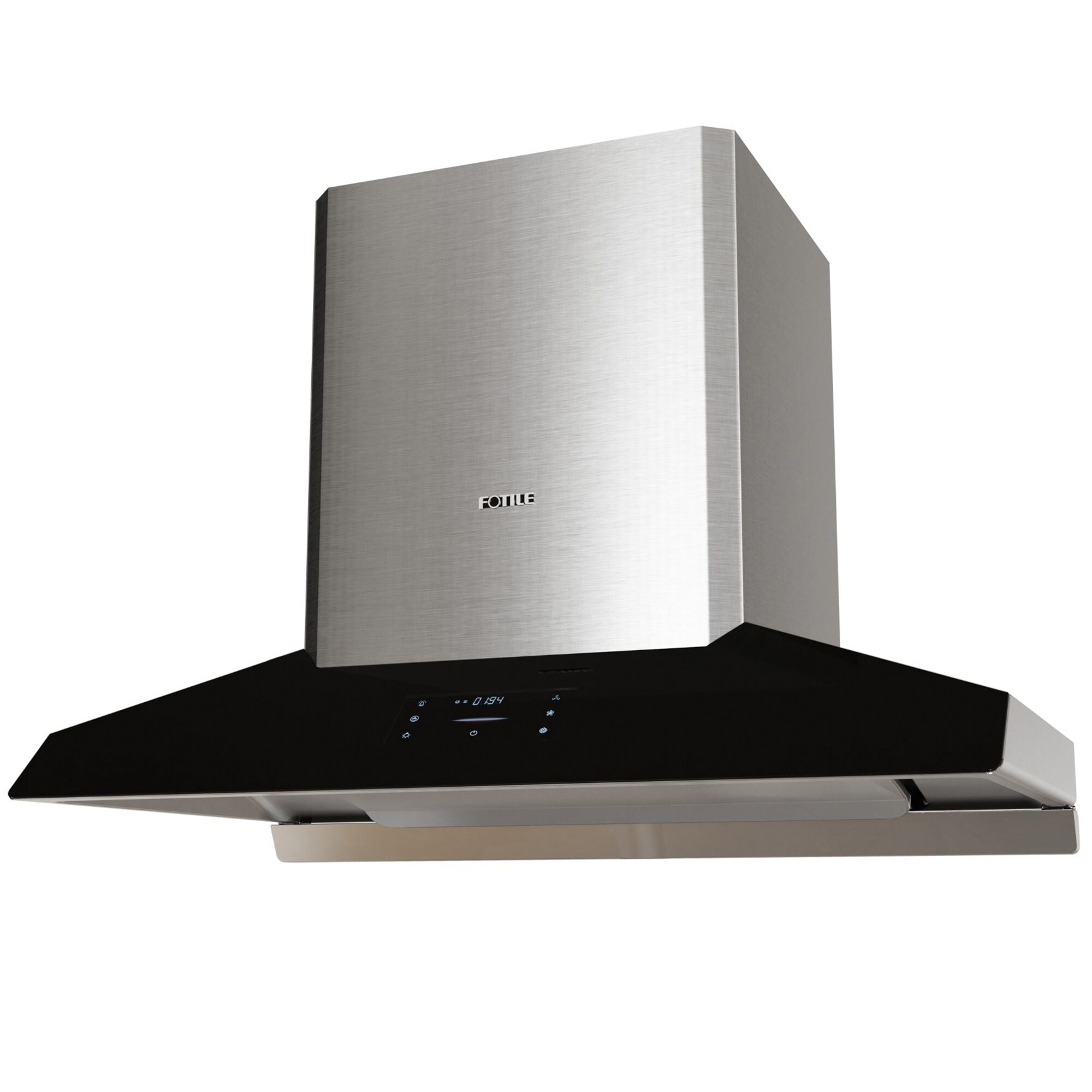 Fotile Perimeter Series 36 in. Chimney Style Range Hood with 2 Speed Settings, 1300 CFM & 1 LED Light - Black, , hires