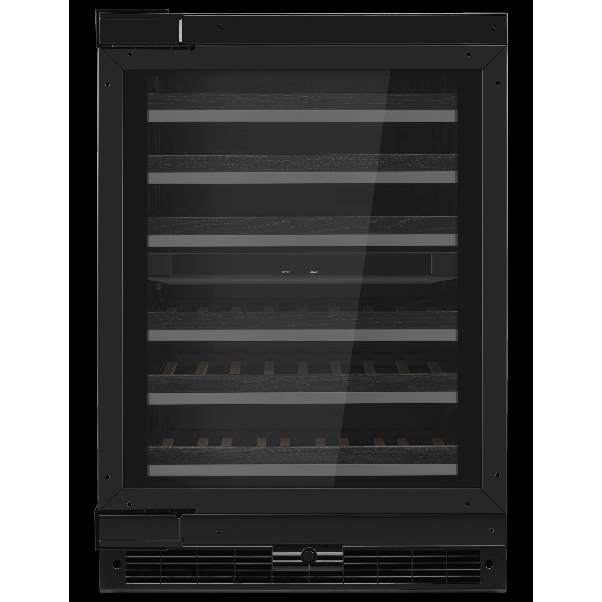 JennAir Rise 24 in. Compact BuiltIn Wine Cooler with 45 Bottle Capacity, Dual Temperature Zones