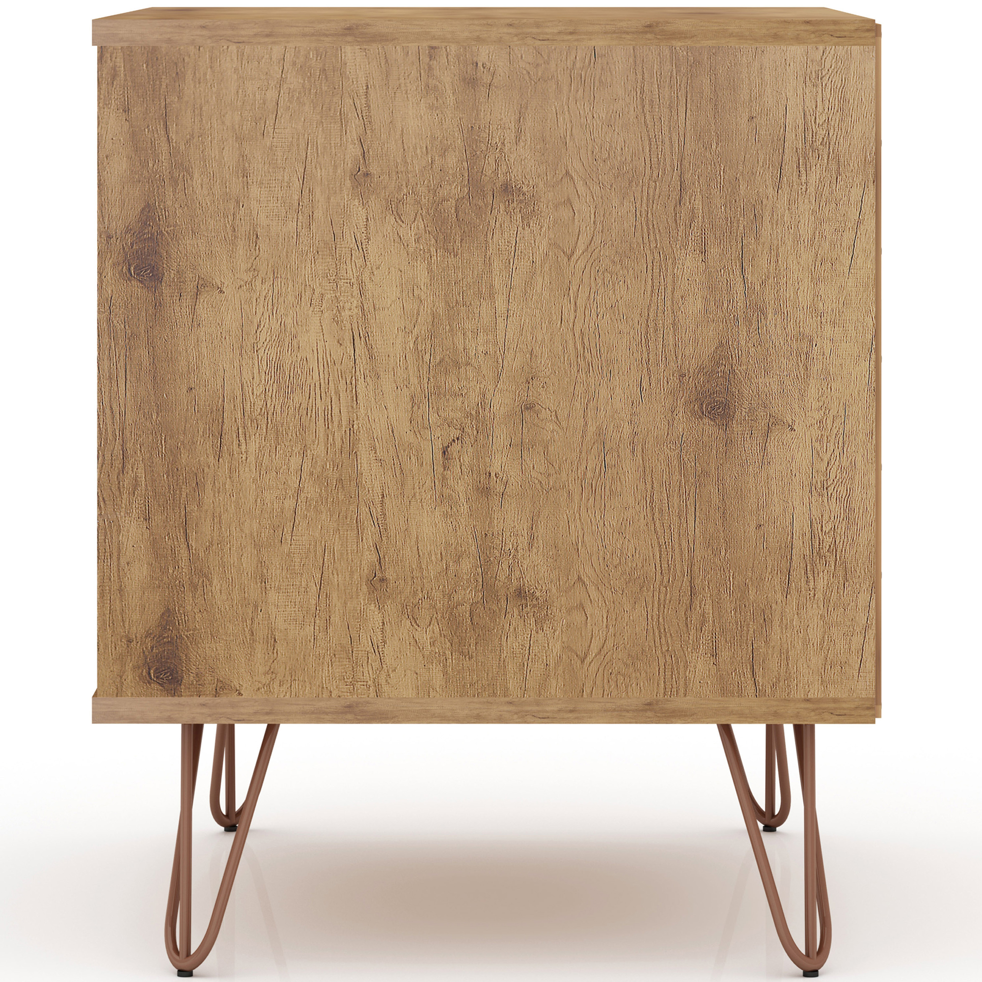 Manhattan Comfort Rockefeller MidCentury Modern 1Drawer Nightstand