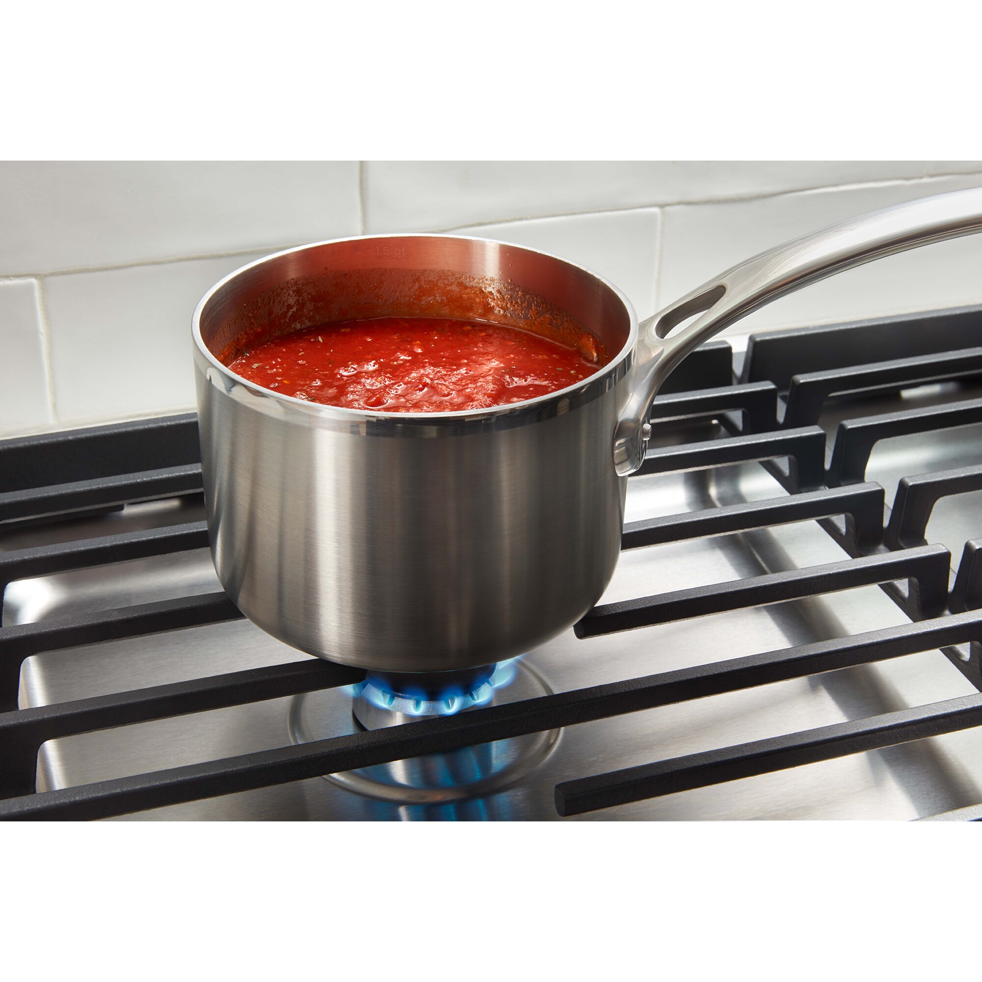 Whirlpool 30 in. 4-Burner Natural Gas Cooktop with Simmer Burner & Power Burner - Stainless Steel, Stainless Steel, hires