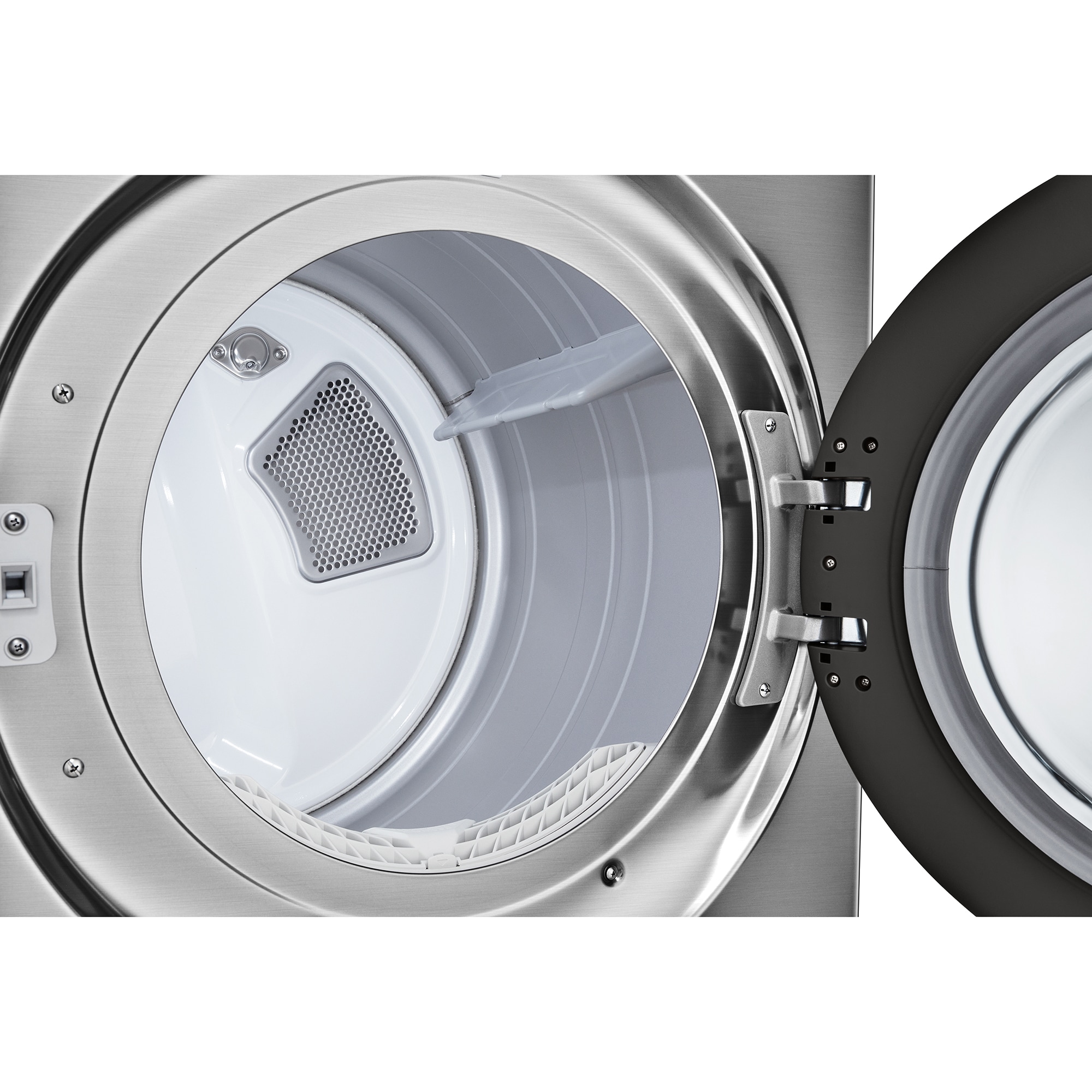 LG 27 in. 7.4 cu. ft. Smart Stackable Electric Dryer with AI Sensor Dry, TurboSteam, Sanitize & Steam Cycle - Graphite Steel, , hires