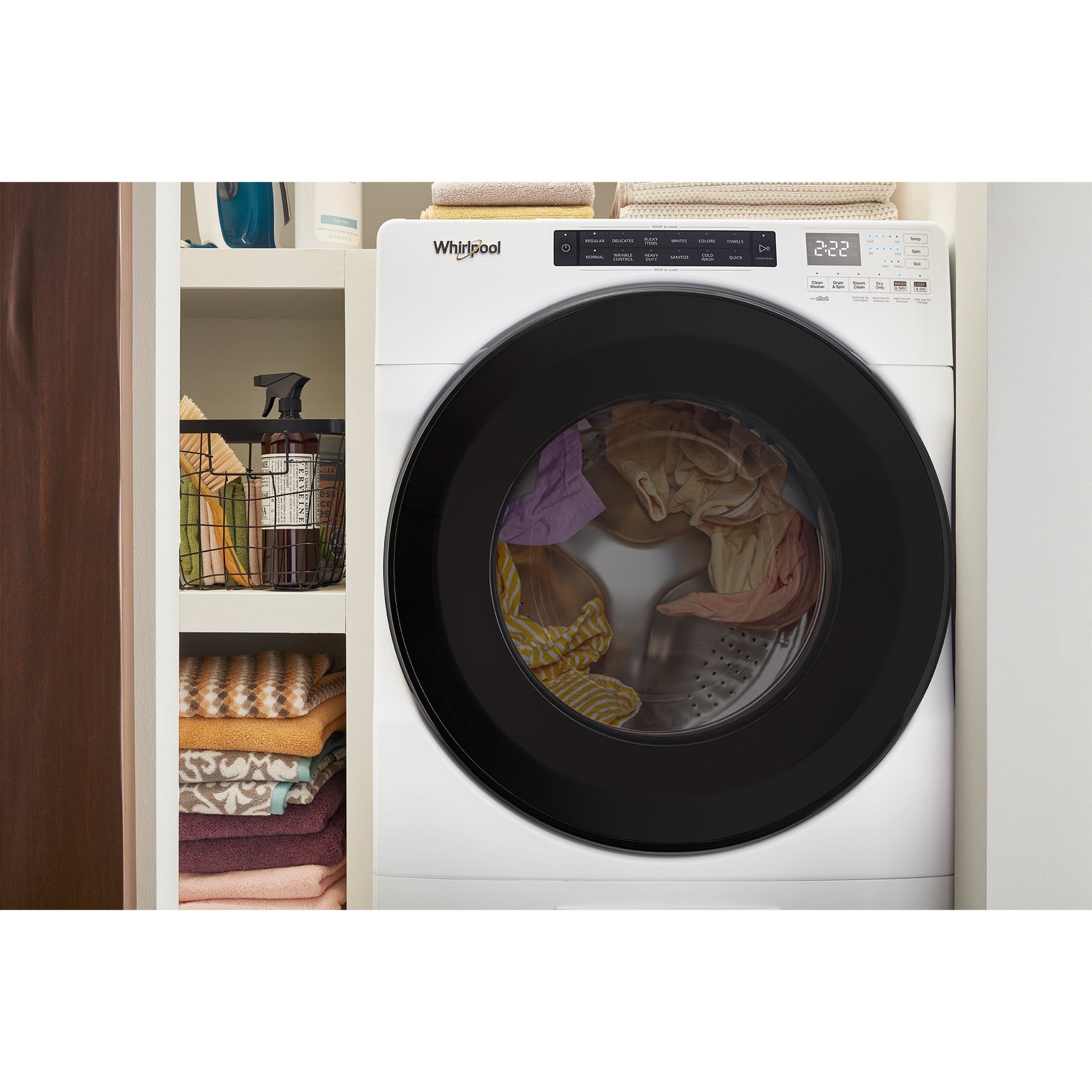 Whirlpool 27 in. 4.5 cu. ft. Electric AllinOne Front Load Washer