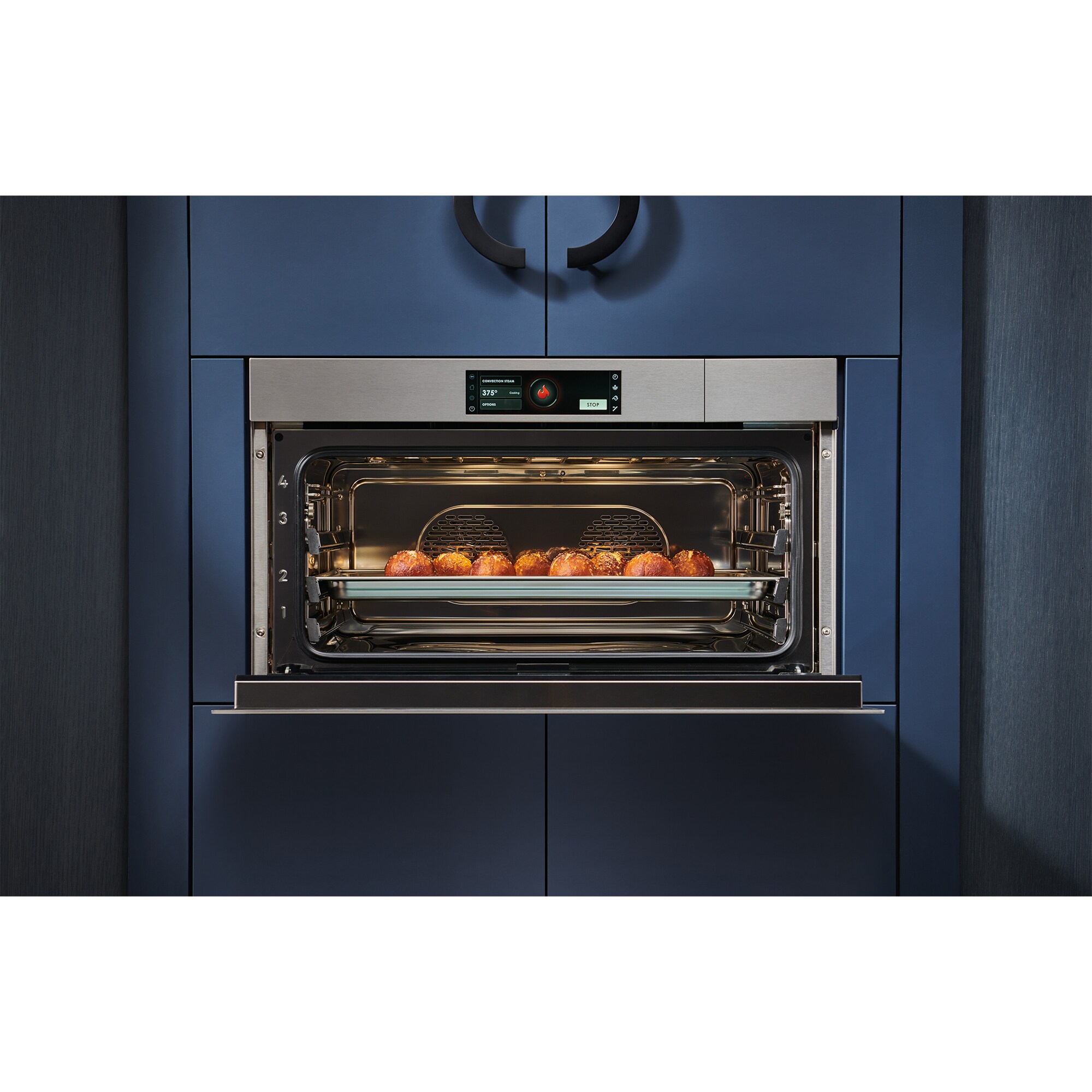 Wolf M Series 30 in. 2.4 cu. ft. Steam Electric Single Wall Oven with Dual Convection - Stainless Steel, , hires