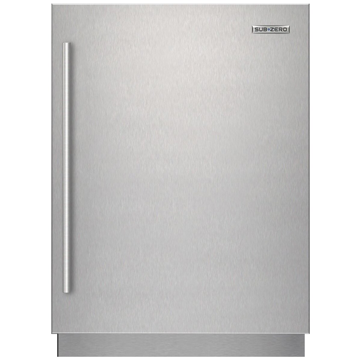 Sub-Zero Designer Series Undercounter 24 in. Right Hinge Stainless Steel Solid Door Panel with Tubular Handle, , hires
