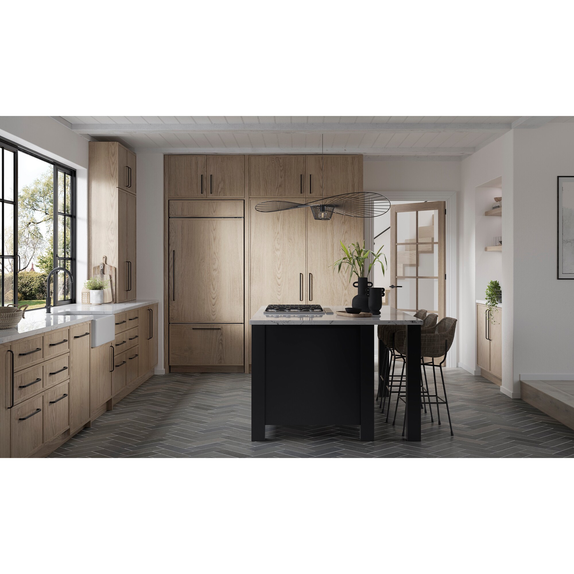 Sub-Zero Classic Series 36 in. Built-In 20.7 cu. ft. Smart Counter Depth Bottom Freezer Refrigerator with Internal Water Dispenser - Custom Panel Ready, , hires