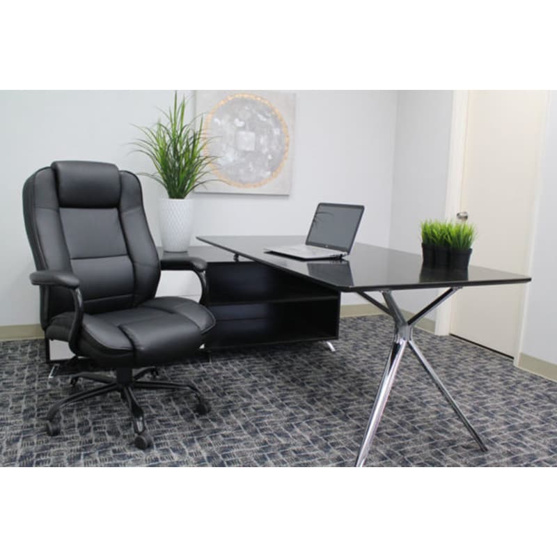 Boss Heavy Duty Big & Tall Executive Chair - Black, , hires