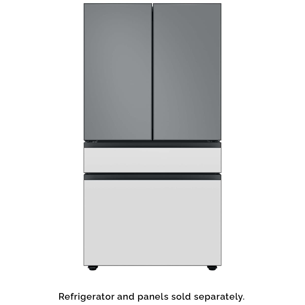 Samsung BESPOKE 4-Door French Door Middle Panel for Refrigerators - White Glass, , hires