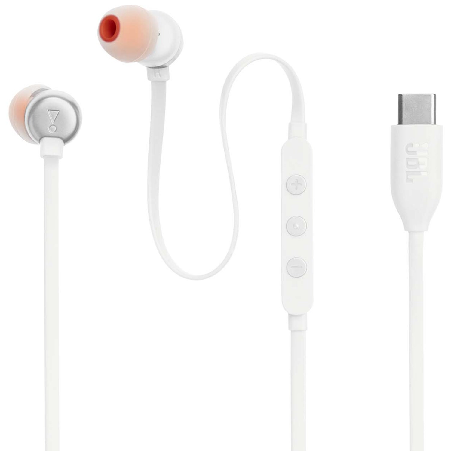 JBL - T310 USB C Wired Headphone - White, , hires