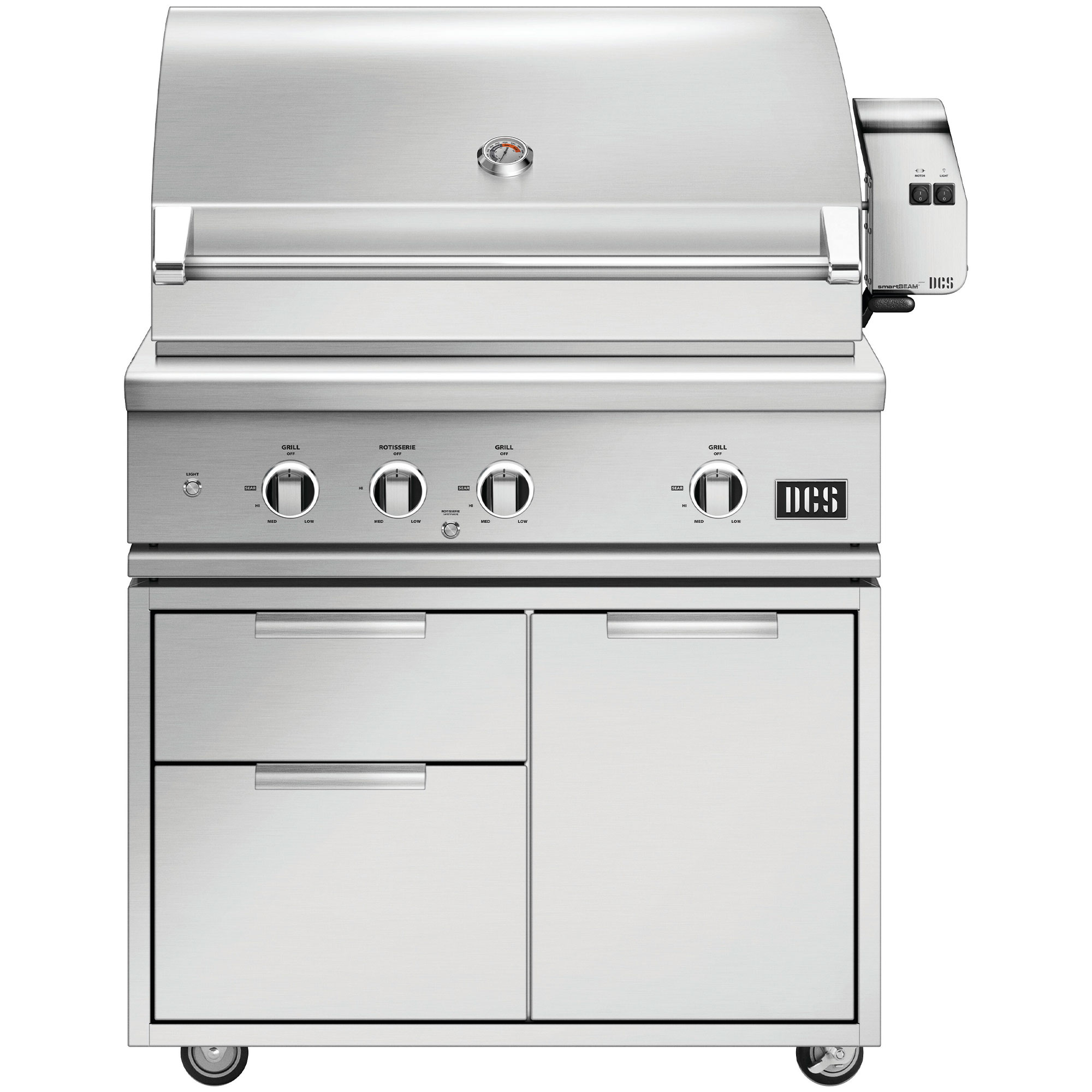 DCS 36" Stainless Steel Grill Cart with Storage, , hires