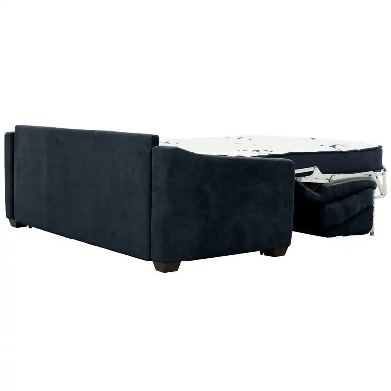 Stearns & Foster Vito Queen Sofa Bed - Charleston Ocean Blue, , hires