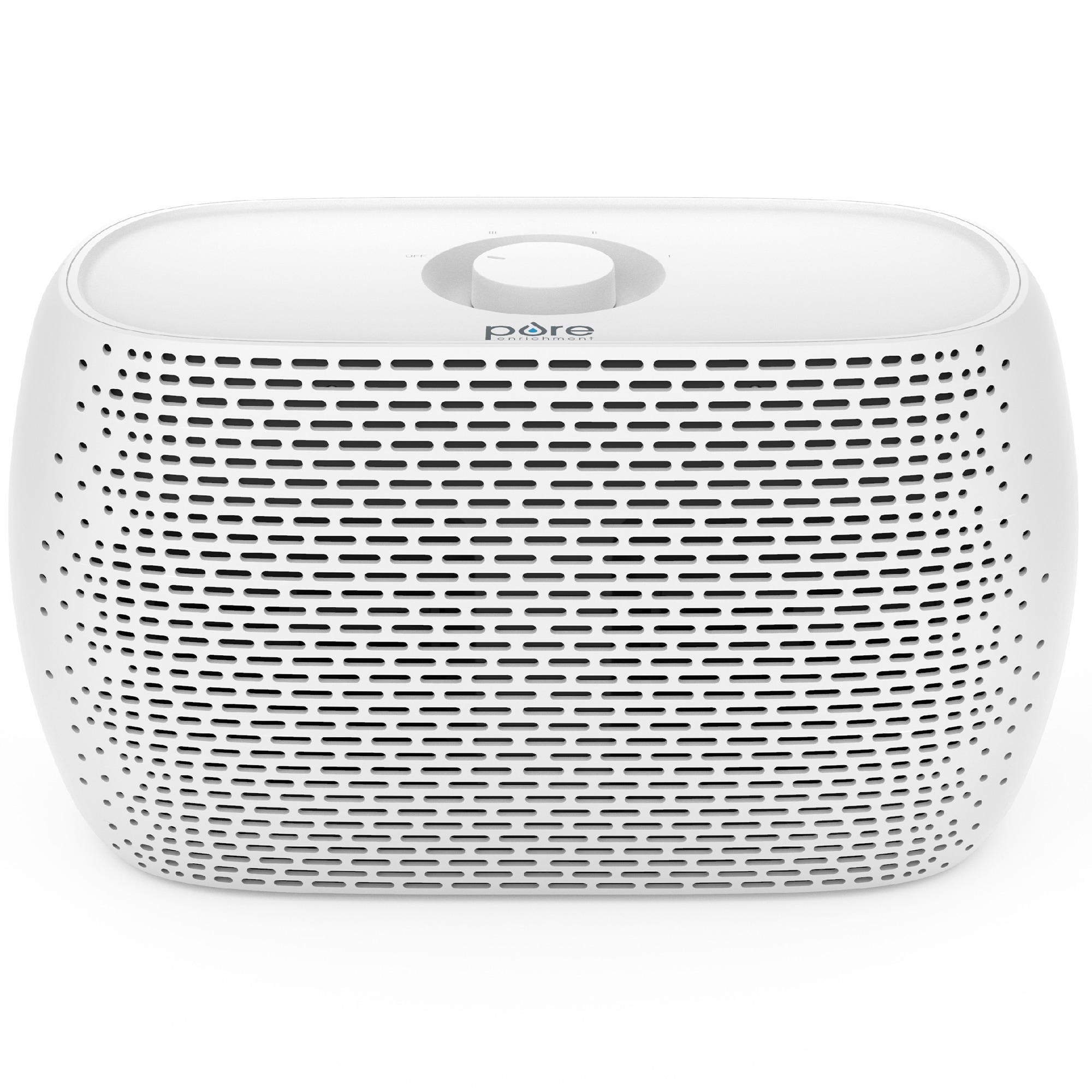 Pure Enrichment HEPA Air Purifier with 2 Stages of Filtration, 3 Fan Settings - White, , hires