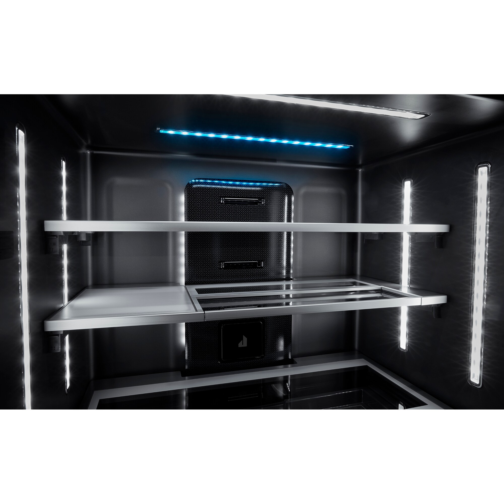 JennAir Rise 36 in. 23.8 cu. ft. Smart Counter Depth French Door Refrigerator with Ice & Water Dispenser - Stainless Steel, , hires