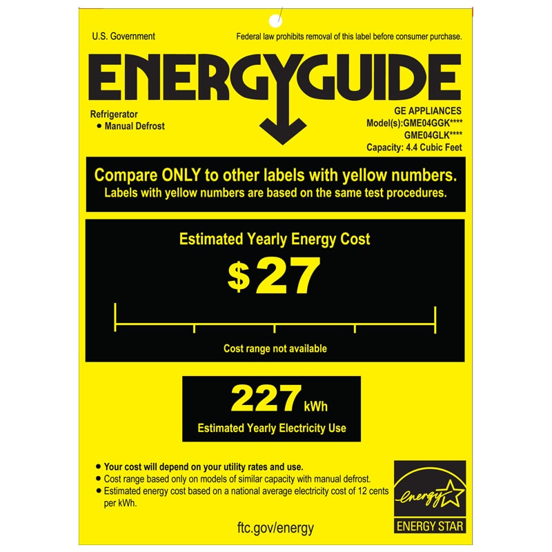 GE 20 in. 4.4 cu. ft. Mini Fridge with Freezer Compartment - Clean Steel, Clean Steel, hires