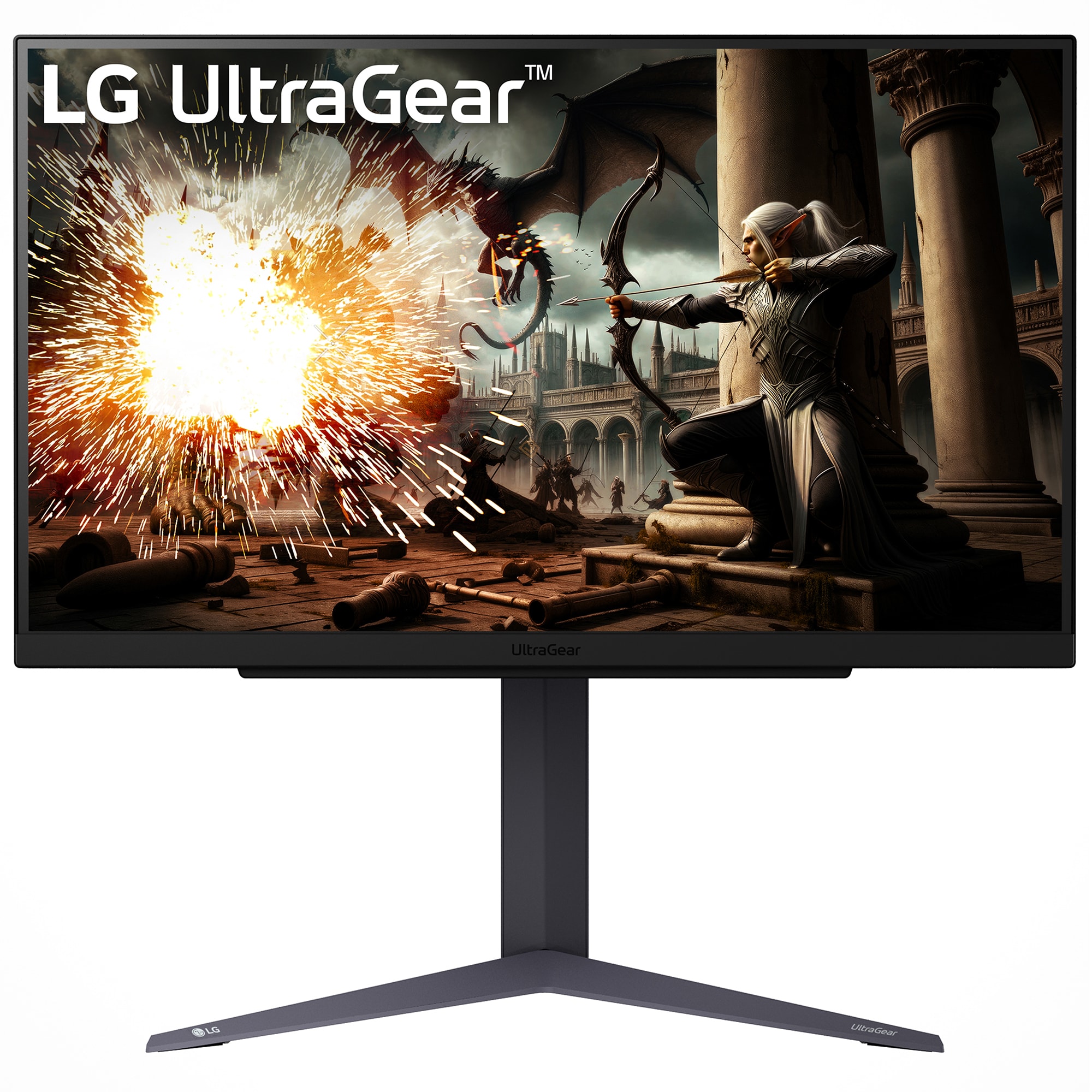 27" UltraGear QHD 200Hz 1ms G-Sync Compatible IPS Gaming Monitor - Black, , hires