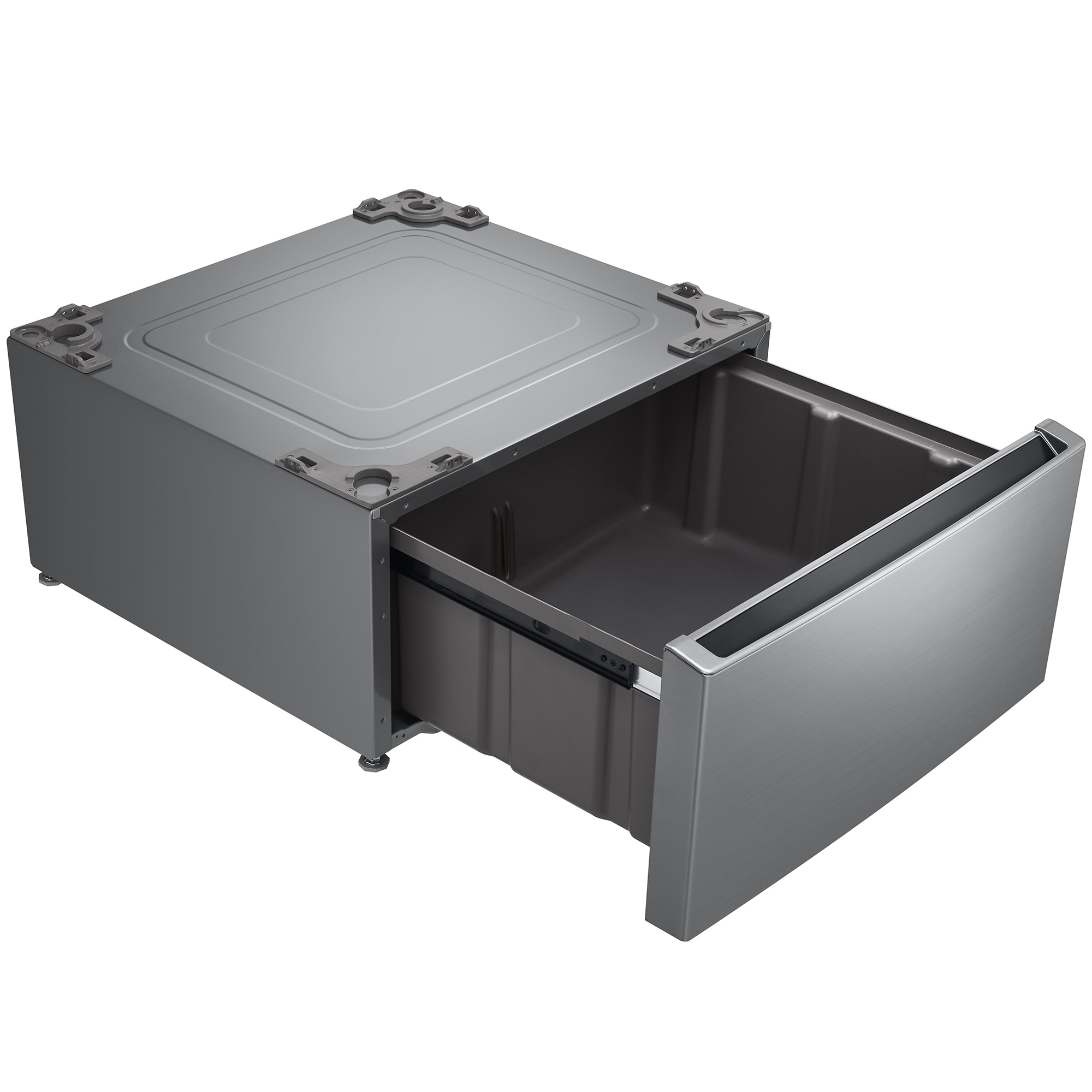 LG 27 in. Pedestal Storage Drawer with Basket - Graphite Steel, , hires