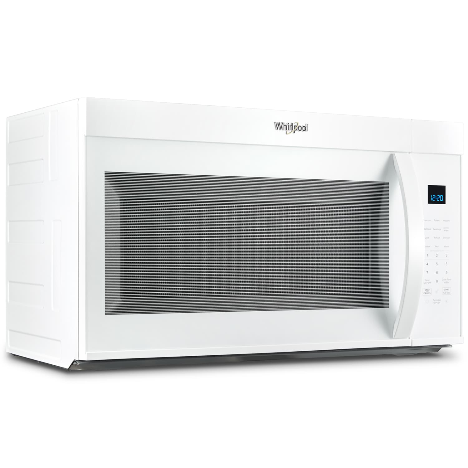 Whirlpool 30 in. 1.9 cu. ft. 1000W Over-the-Range Microwave with 300 CFM & Sensor Cooking - White, White, hires