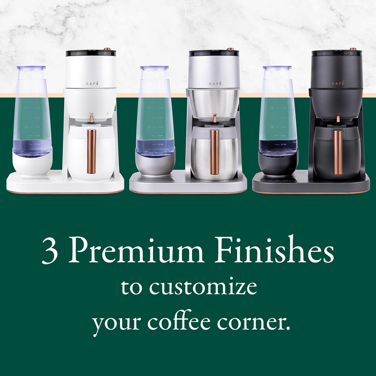 Cafe Specialty Grind and Brew Coffee Maker with Thermal Carafe - Matte Black, , hires