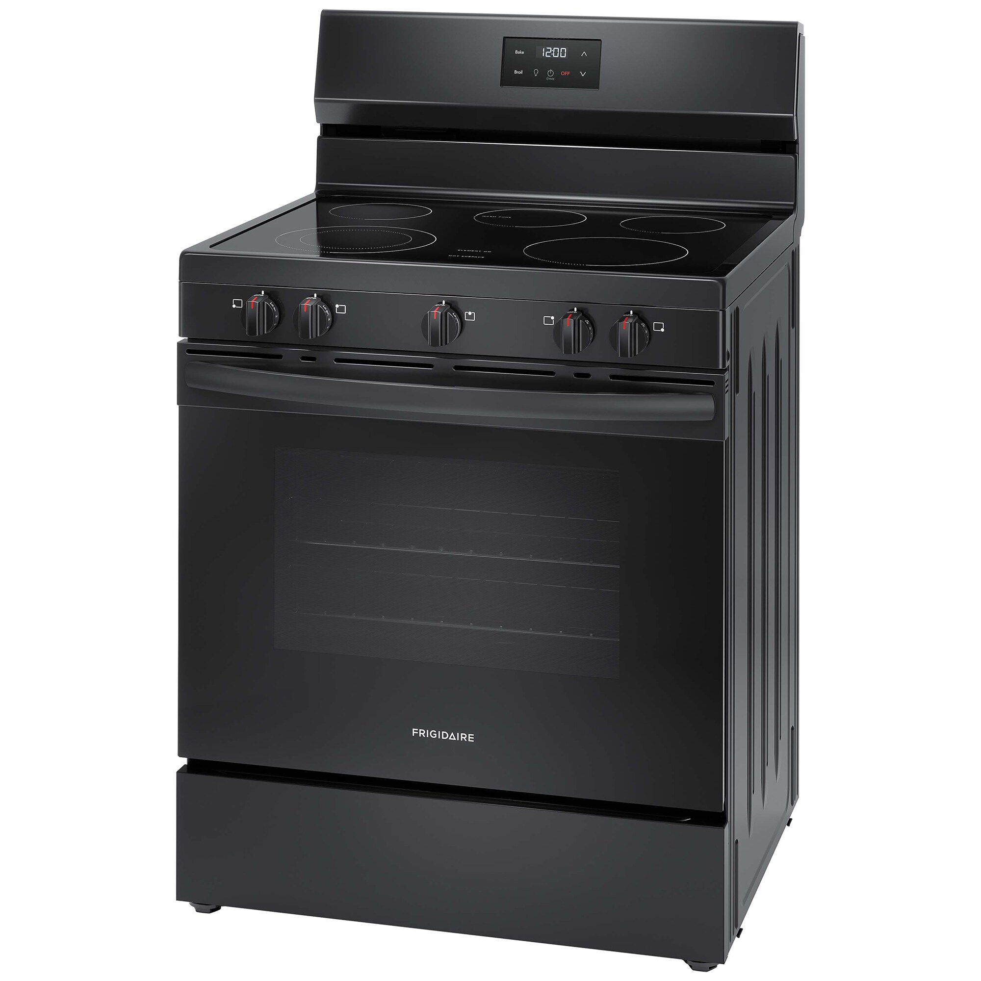 Frigidaire 30 in. 5.3 cu. ft. Electric Range with Smoothtop Burners - Black, Black, hires