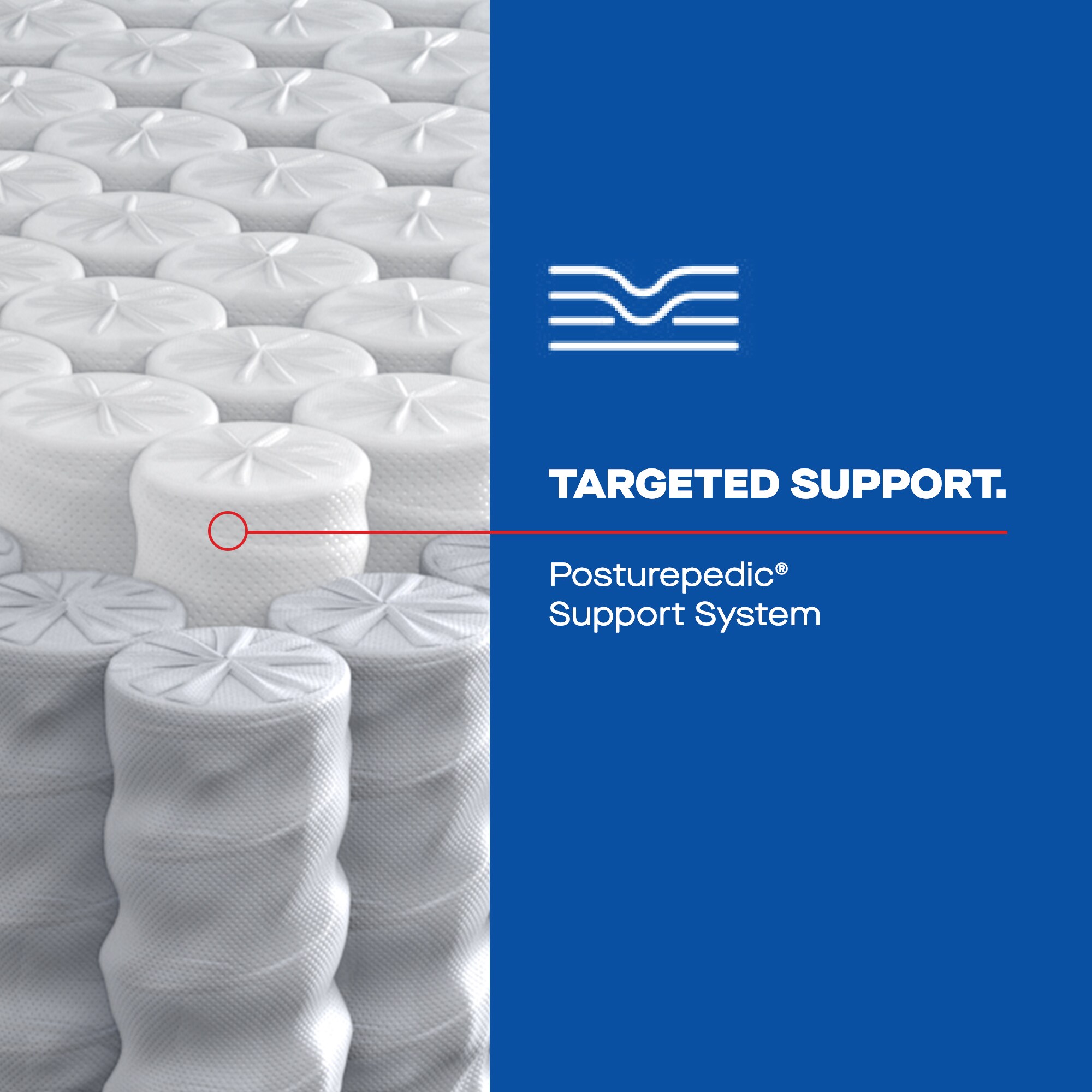 Sealy Orlando Posturepedic Medium Innerspring King Size Mattress, , hires