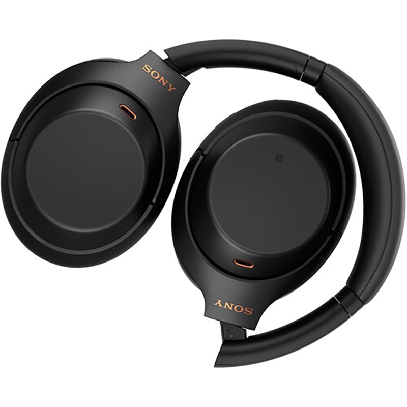 Sony - WH-1000XM4 Wireless Noise-Cancelling Over-the-Ear Headphones - Black, , hires