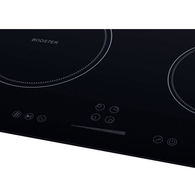 Summit 24 in. 4Burner Induction Cooktop with Touch Controls Black