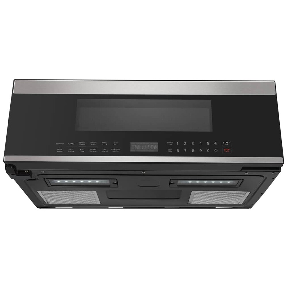 XO 30 in. 1.2 cu. ft. 1000W Low Profile Over-the-Range Microwave with 400 CFM & Sensor Cooking - Stainless Steel, , hires