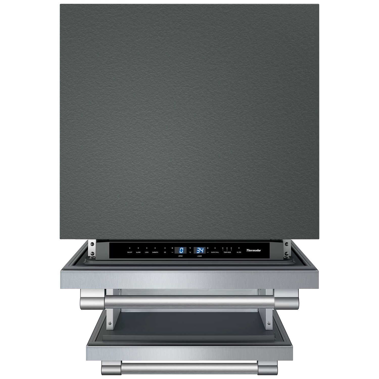 Thermador 24 in. 4.4 cu. ft. Double Refrigerator Drawers with Professional handles - Stainless Steel, , hires