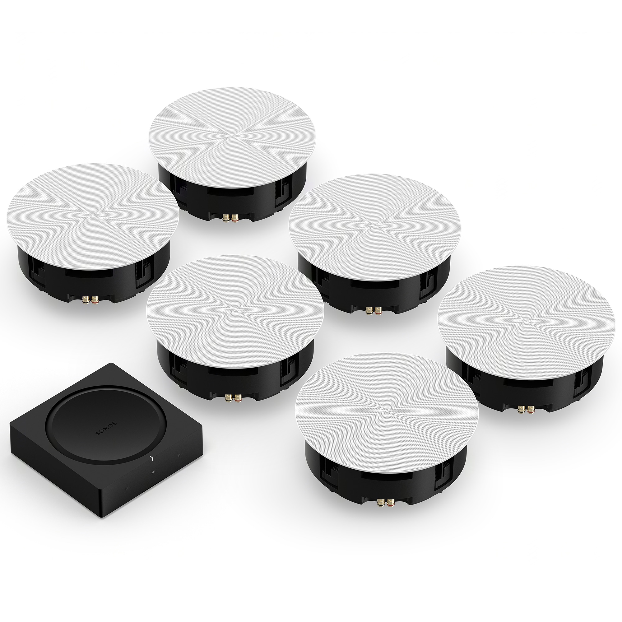 Sonos & Sonance 8" In-Ceiling Speakers (Pair) - White, , hires