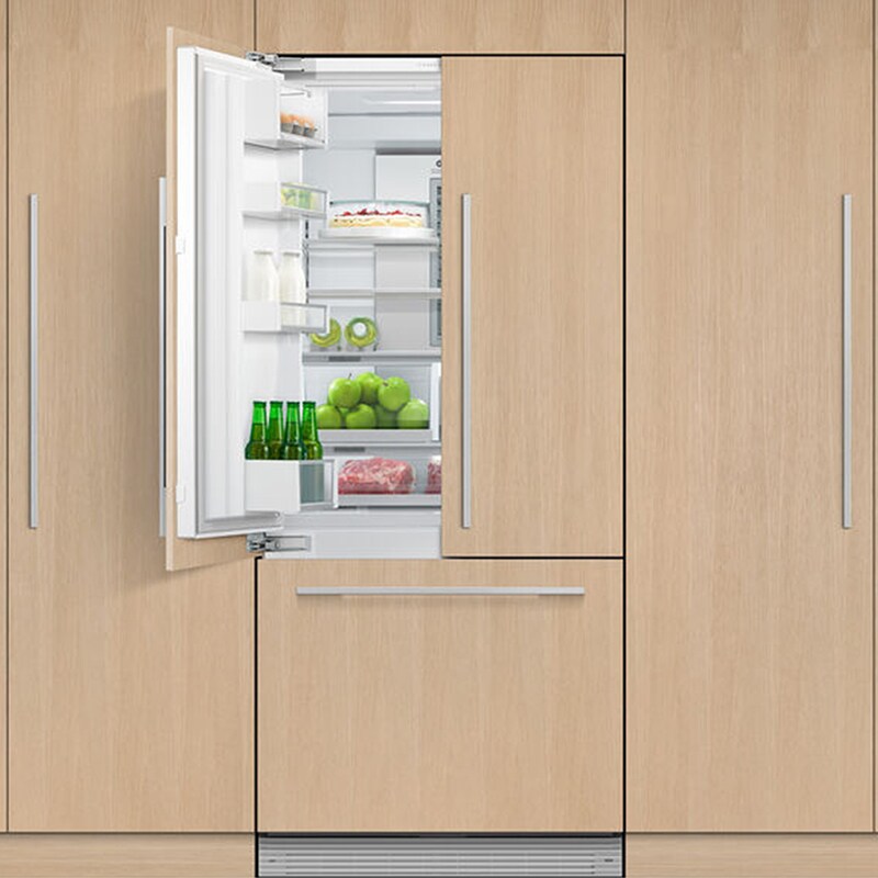 Fisher & Paykel Series 7 32 in. 14.7 cu. ft. Built-In Counter Depth French Door Refrigerator with Ice Maker - Custom Panel Ready, , hires