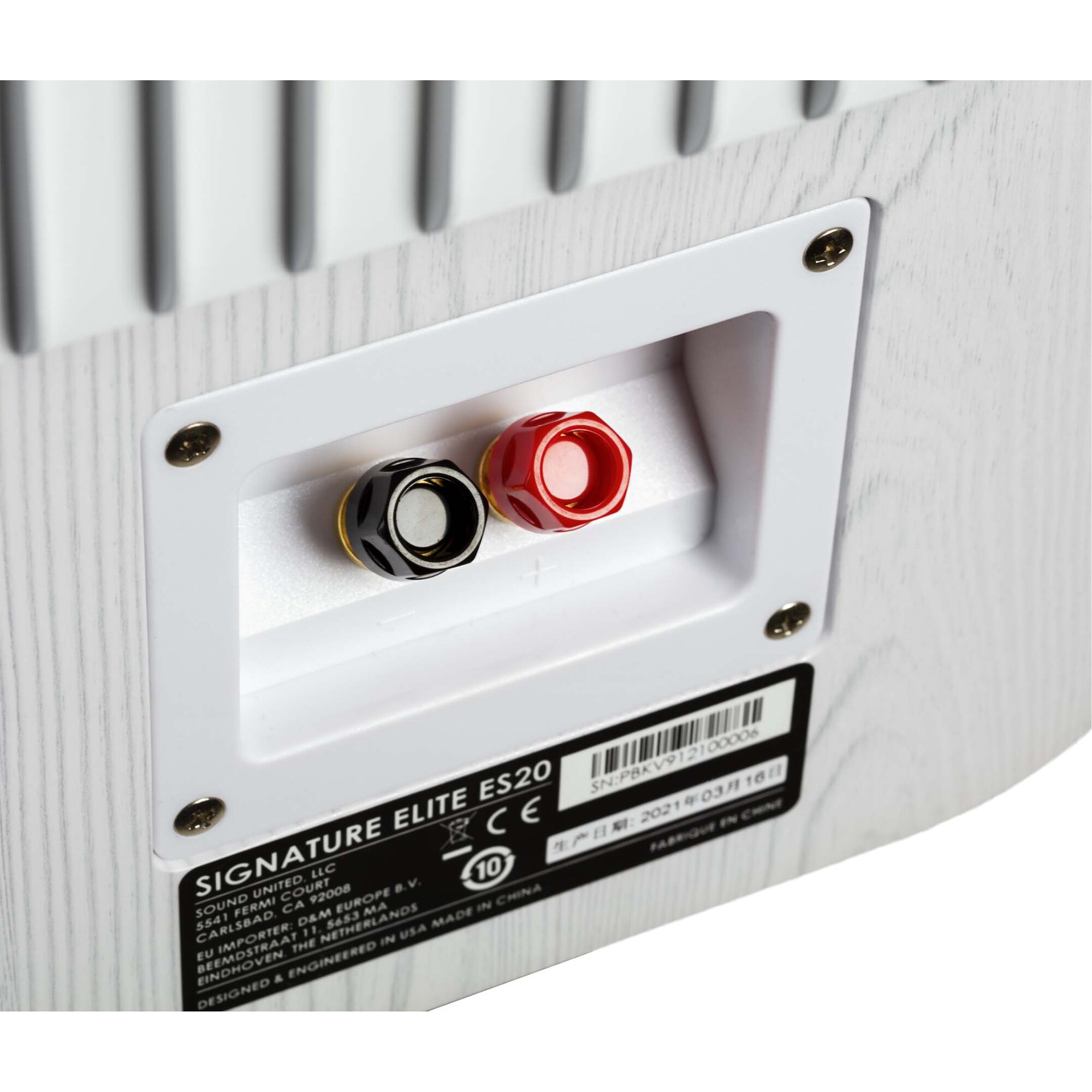 Polk Signature Elite ES20 High-Quality Bookshelf Speakers (Pair) - White, White, hires