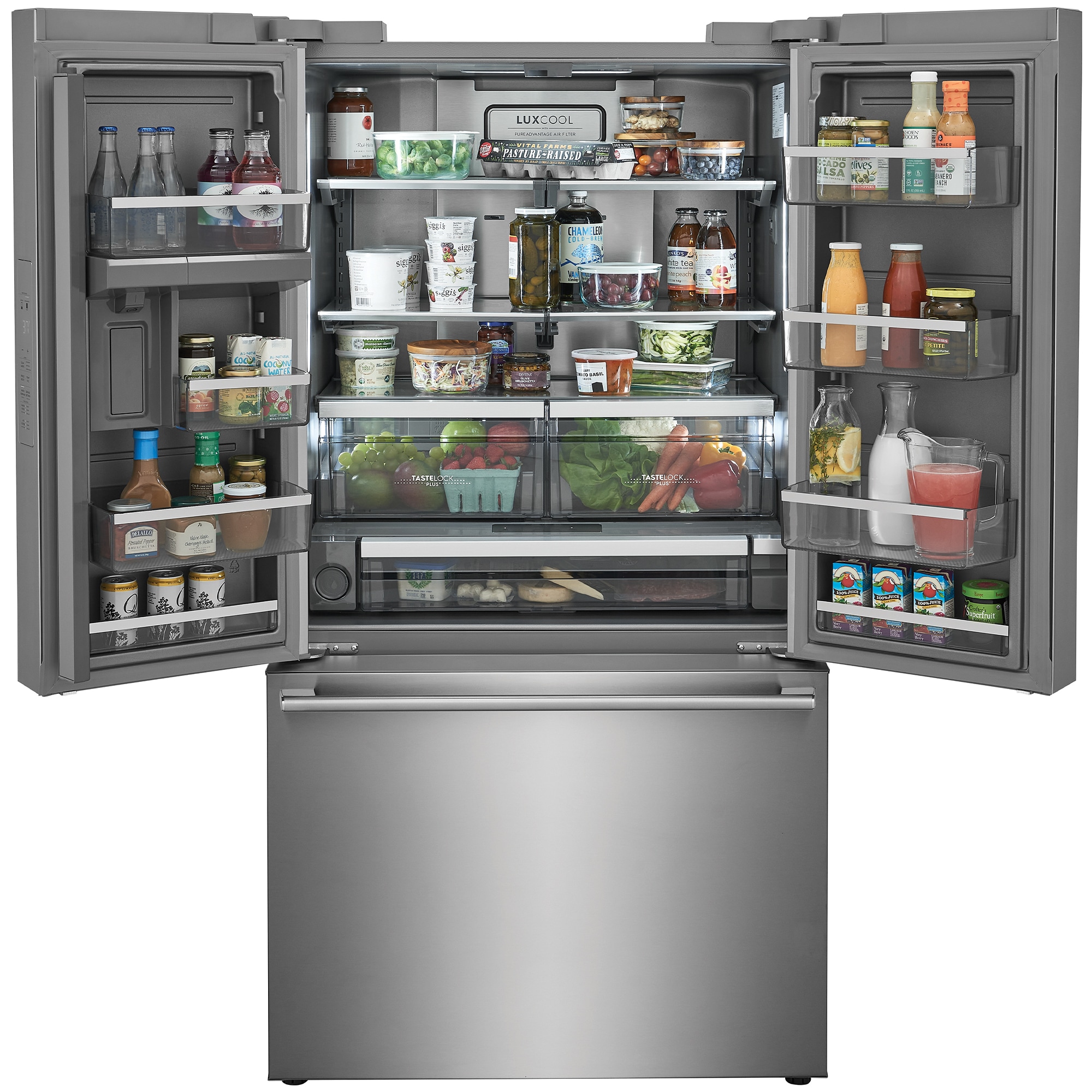 Electrolux 36 in. 23.3 cu. ft. Counter Depth French Door Refrigerator with Internal Water Dispenser - Stainless Steel, , hires