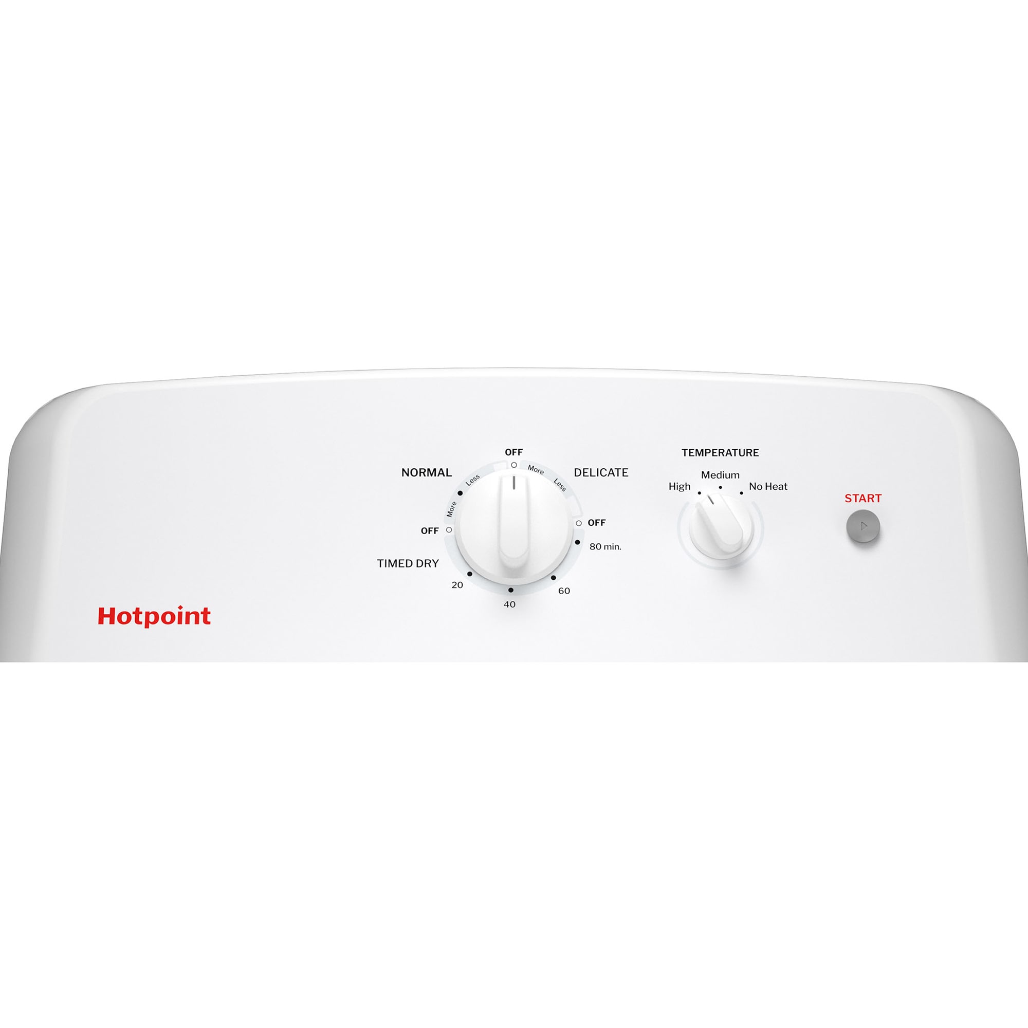 Hotpoint 27 in. 6.2 cu. ft. Gas Dryer with Up To 120 ft. Venting & Shallow Depth - White, , hires