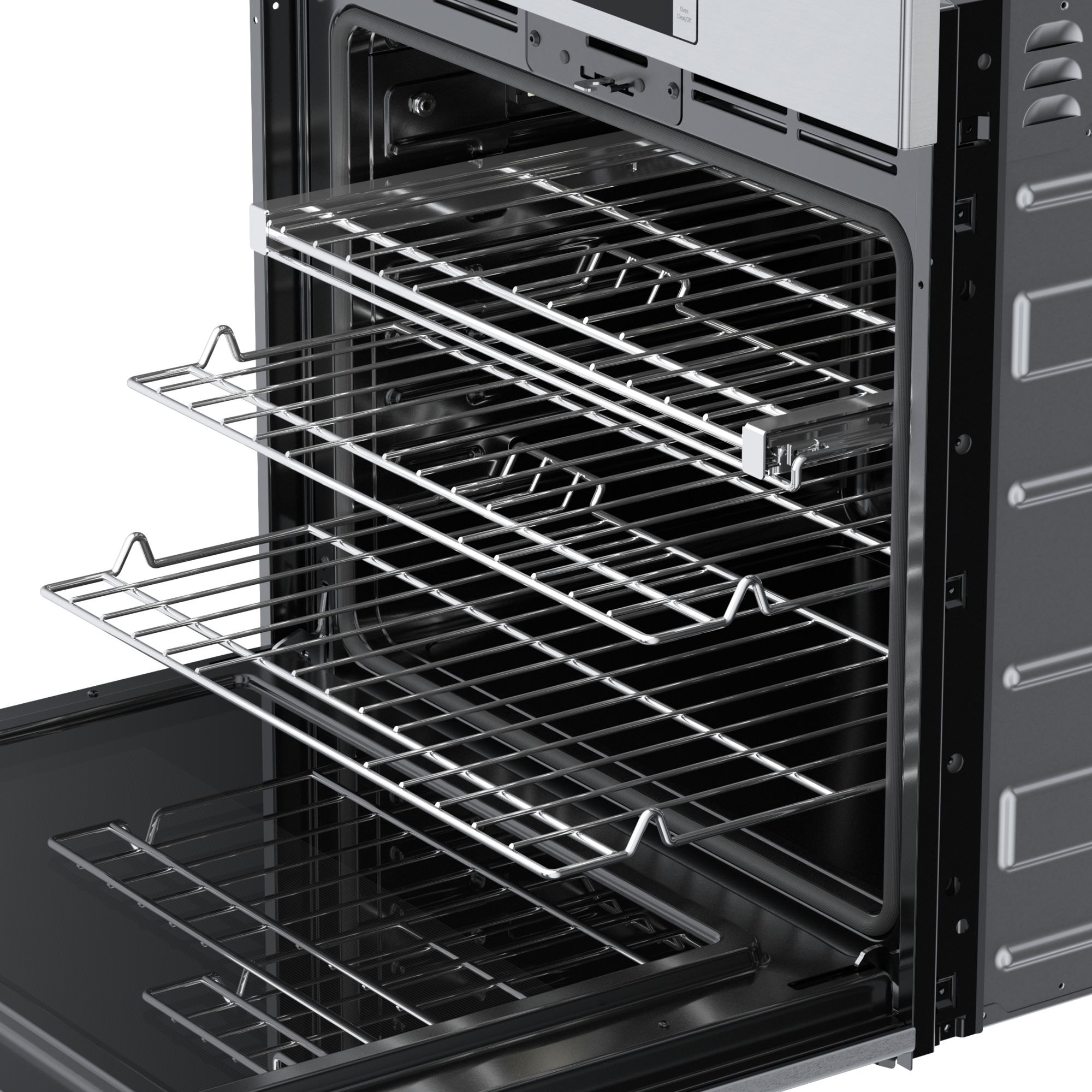 Bosch Benchmark Series 30 in. 4.6 cu. ft. Electric Single Wall Oven with True European Convection - Stainless Steel, , hires