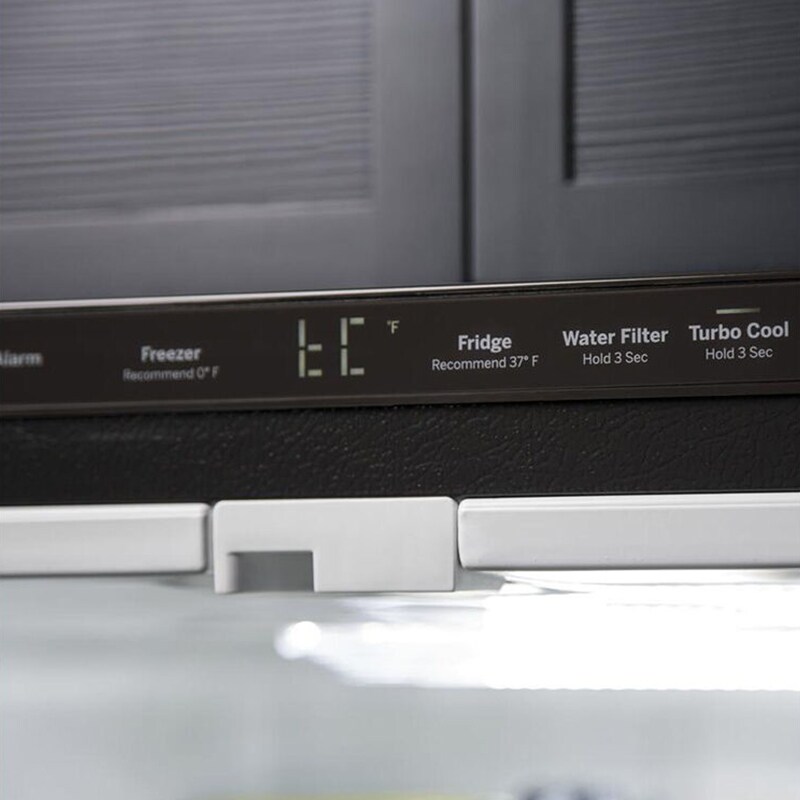 GE 33 in. 24.7 cu. ft. French Door Refrigerator with Internal Water Dispenser - Fingerprint Resistant Slate, Slate, hires