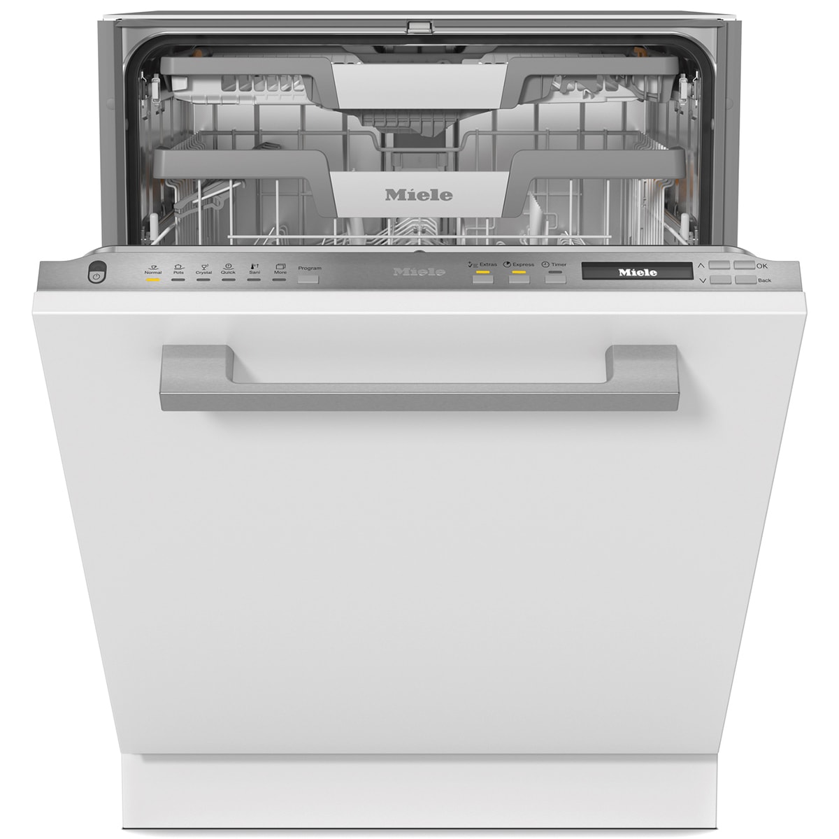 Miele 24 in. Top Control Smart Dishwasher with 42 dBa Sound Level & 3rd-Rack - Custom Panel Ready, , hires