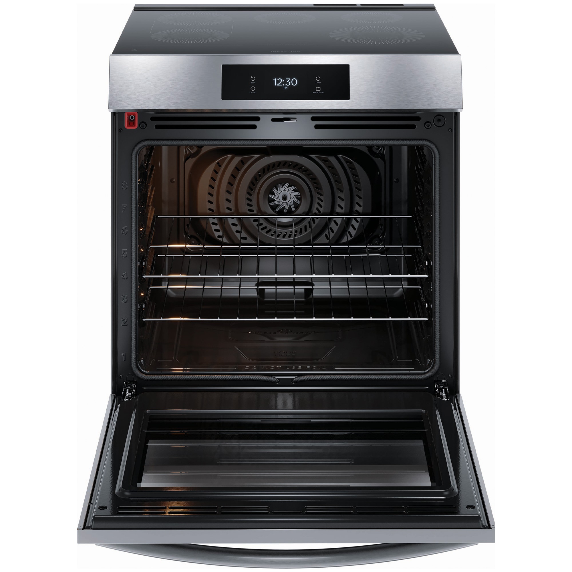 Frigidaire Gallery Series 30 in. 6.2 cu. ft. Air Fry True European Convection Steam Slide-In Electric Range with 5 Induction Burners - Stainless Steel, , hires