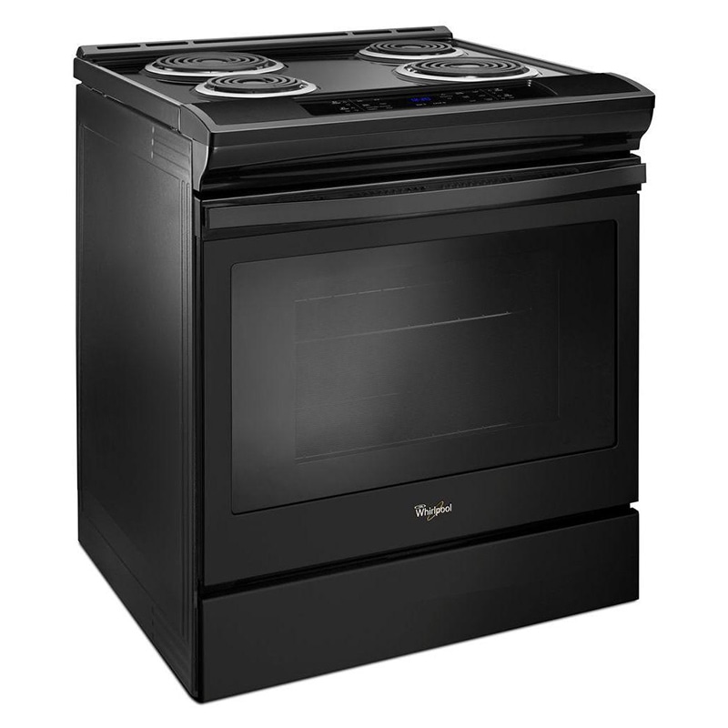 Whirlpool 30" Slide-In Electric Range with 4 Coil Burners, 4.8 Cu. Ft